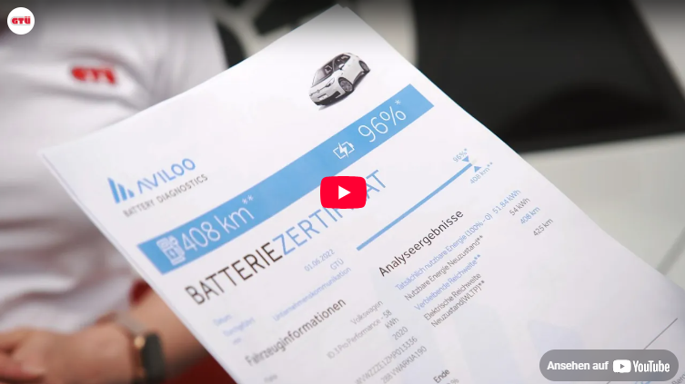 AVILOO Batteriediagnose für E-Autos – Durchführung, Testablauf und Zertifikat